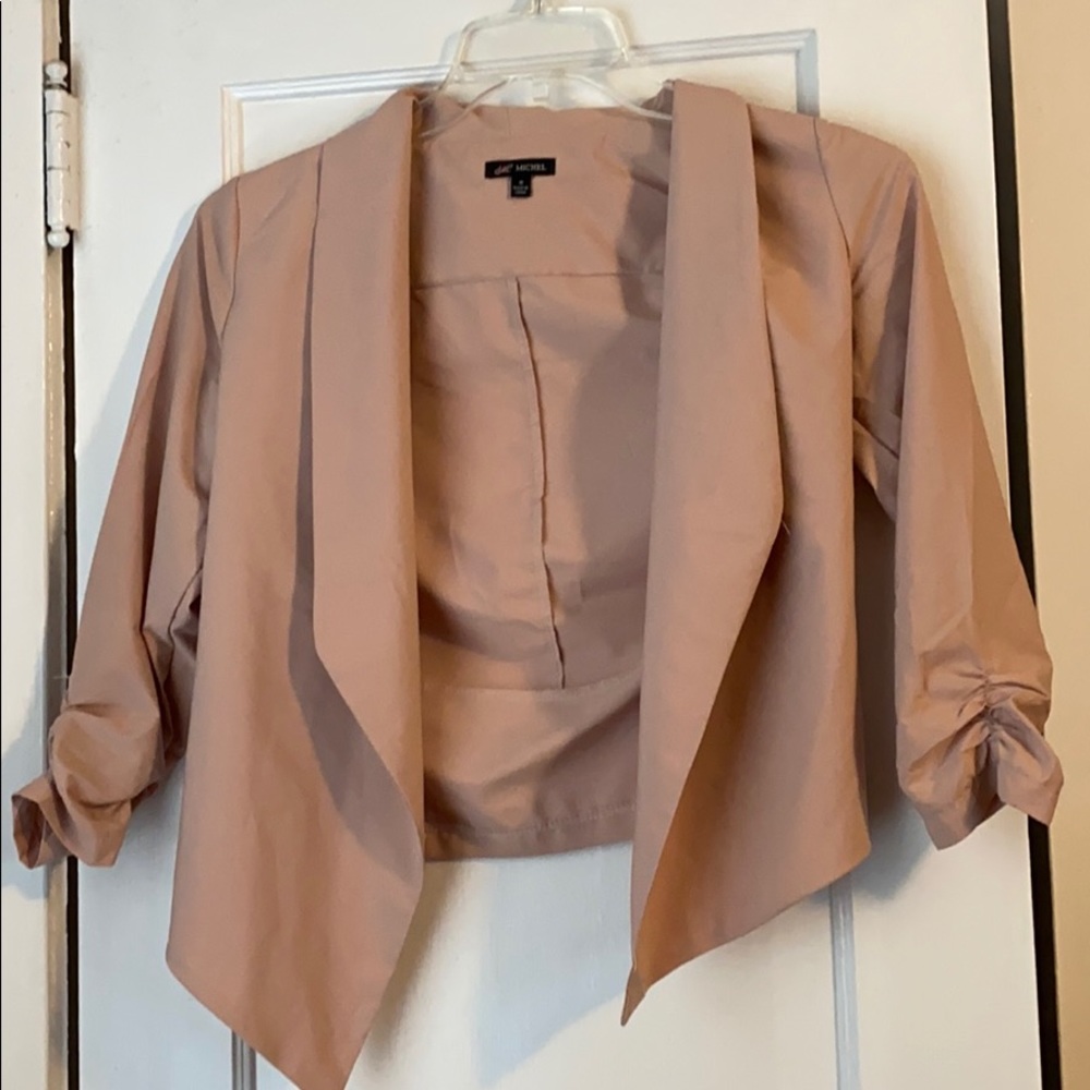 Cinched soft blazer